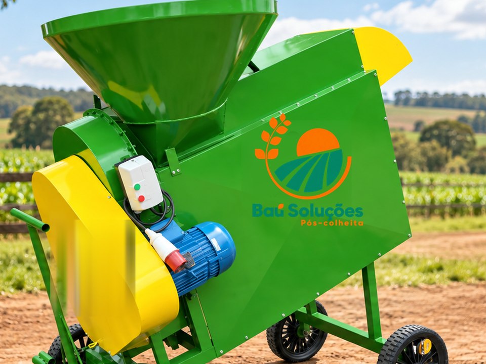 Trilhadeira Compacta para Vagem de Soja Verde